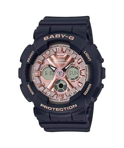 Reloj Baby-G analógico-digital para mujer con correa de resina modelo: BA-130-1A4