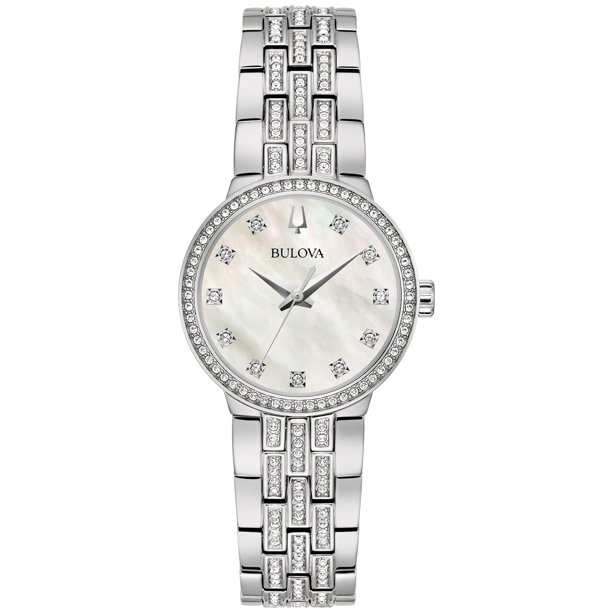 Reloj Bulova No Especificada Mode para dama con pulsera de acero modelo: 96X163