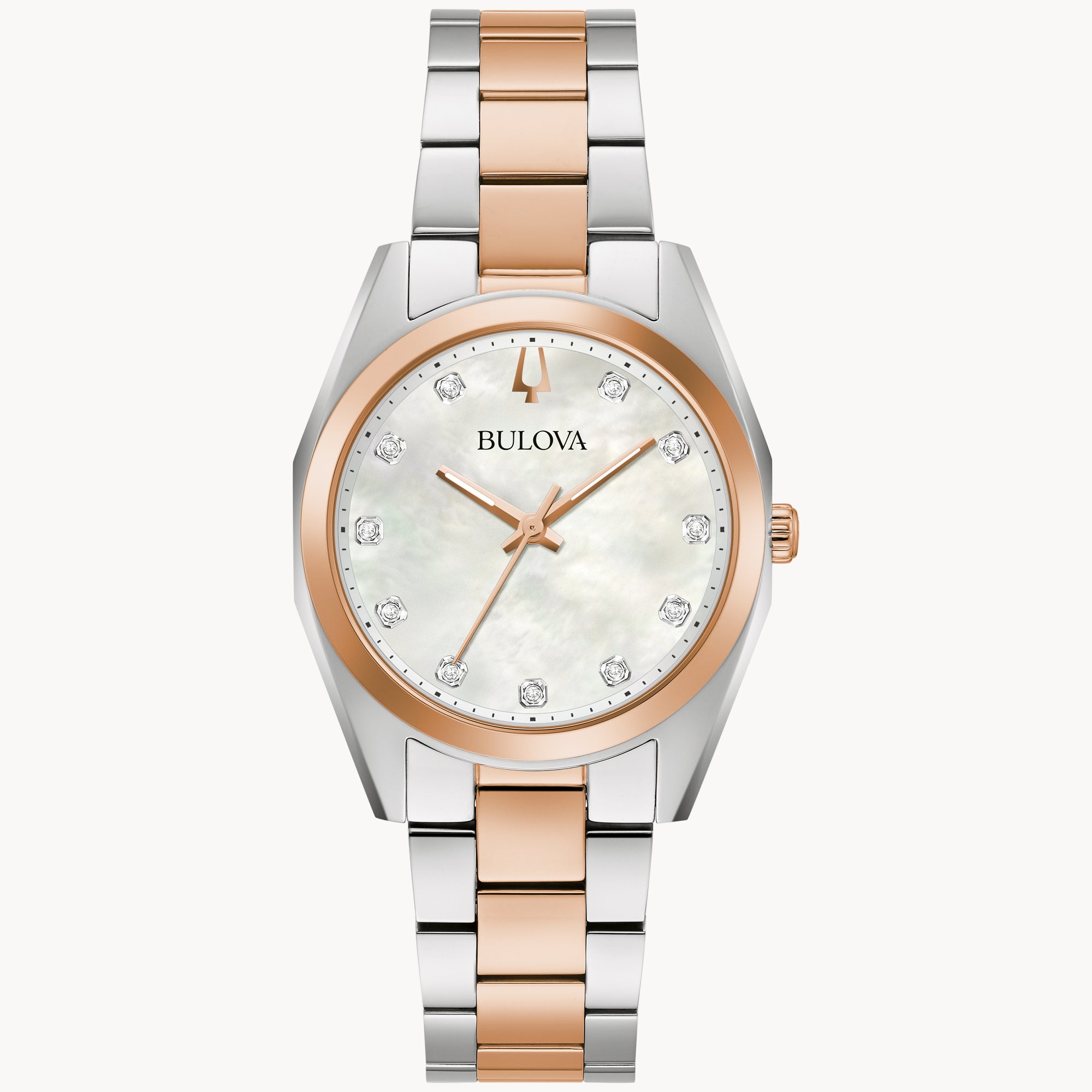 Reloj Bulova para dama con pulsera de acero modelo: 98P207