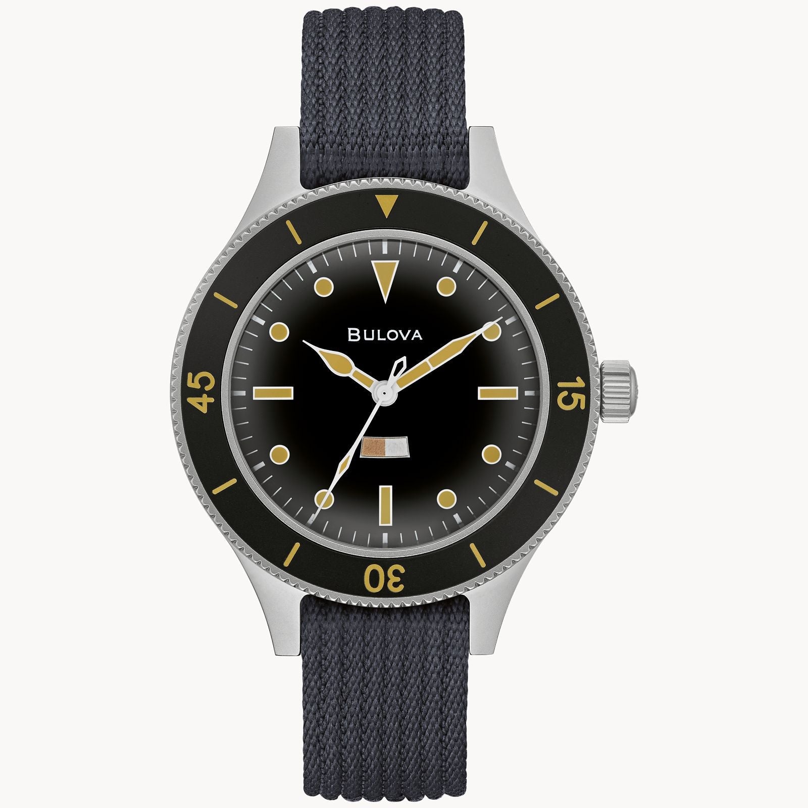Reloj Bulova para caballero con correa de tela modelo: 98A266