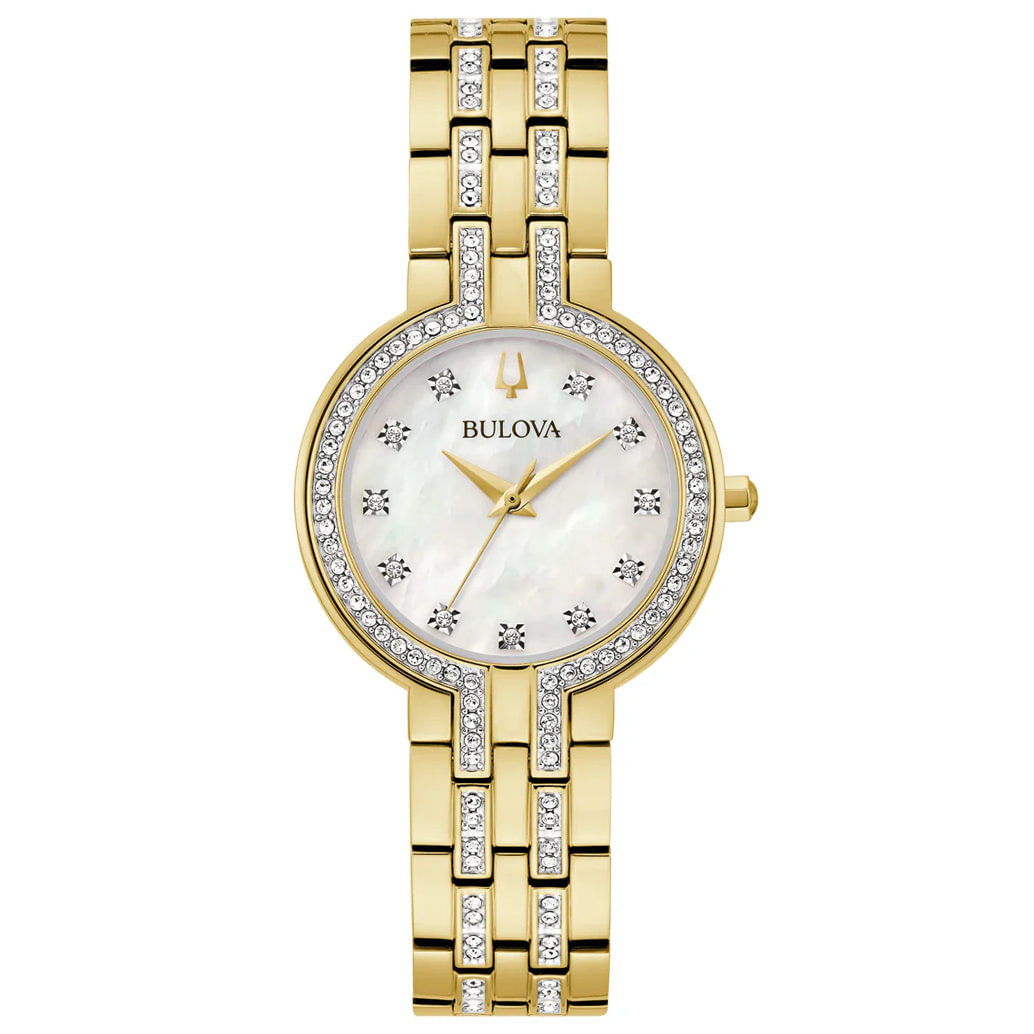Reloj Bulova para dama con pulsera de acero modelo: 98X138