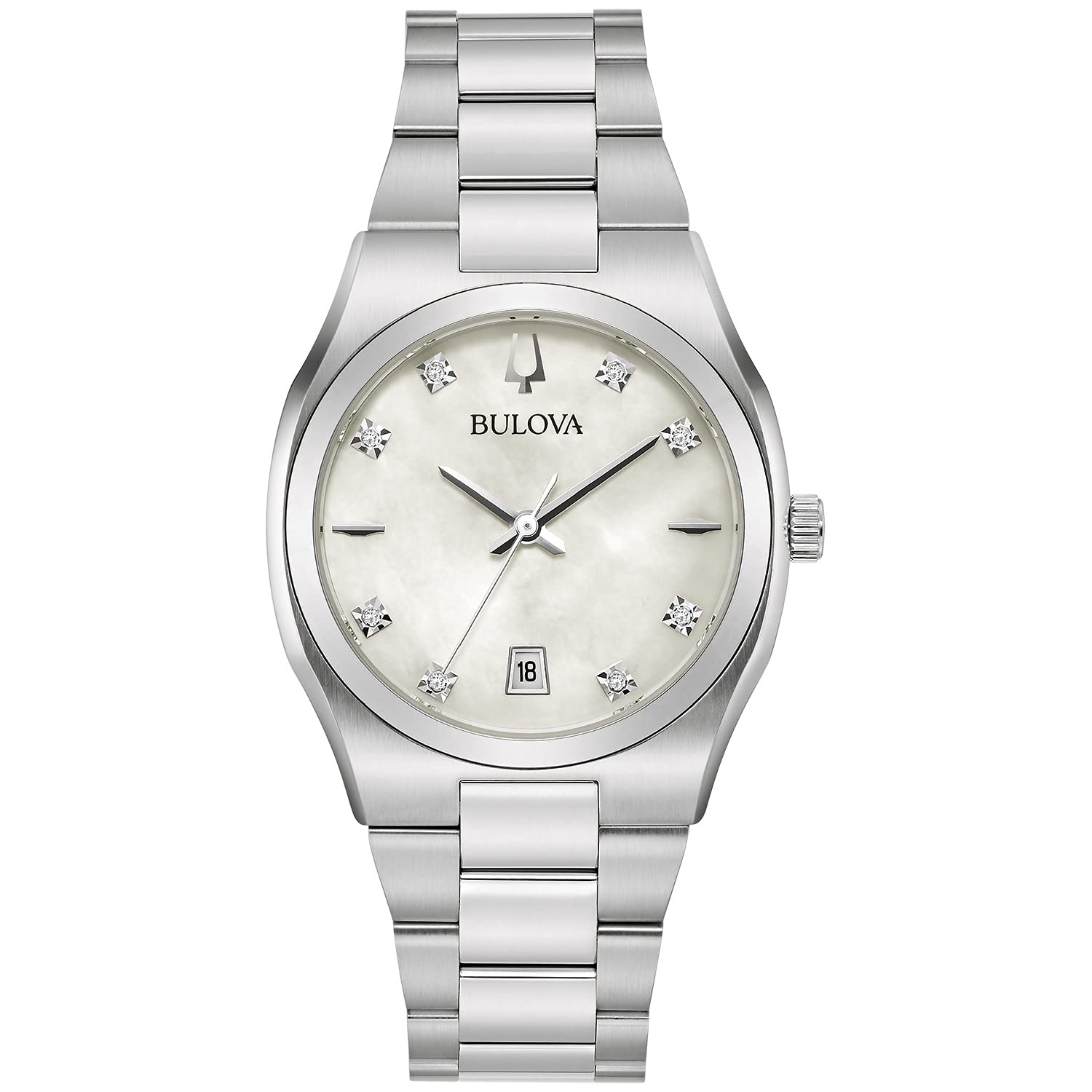 Reloj Bulova Vintage para mujer con pulsera de acero modelo: 96P218