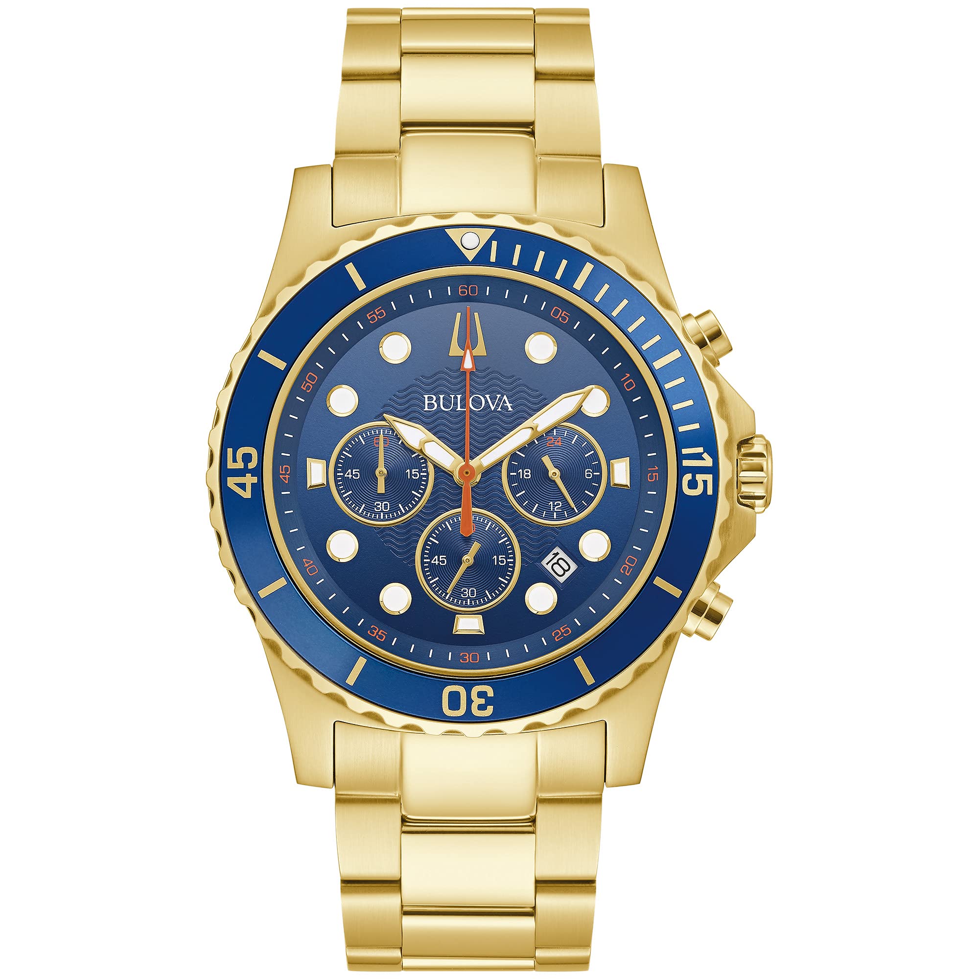 Reloj Bulova Chronograph para caballero con pulsera de acero modelo: 98B377