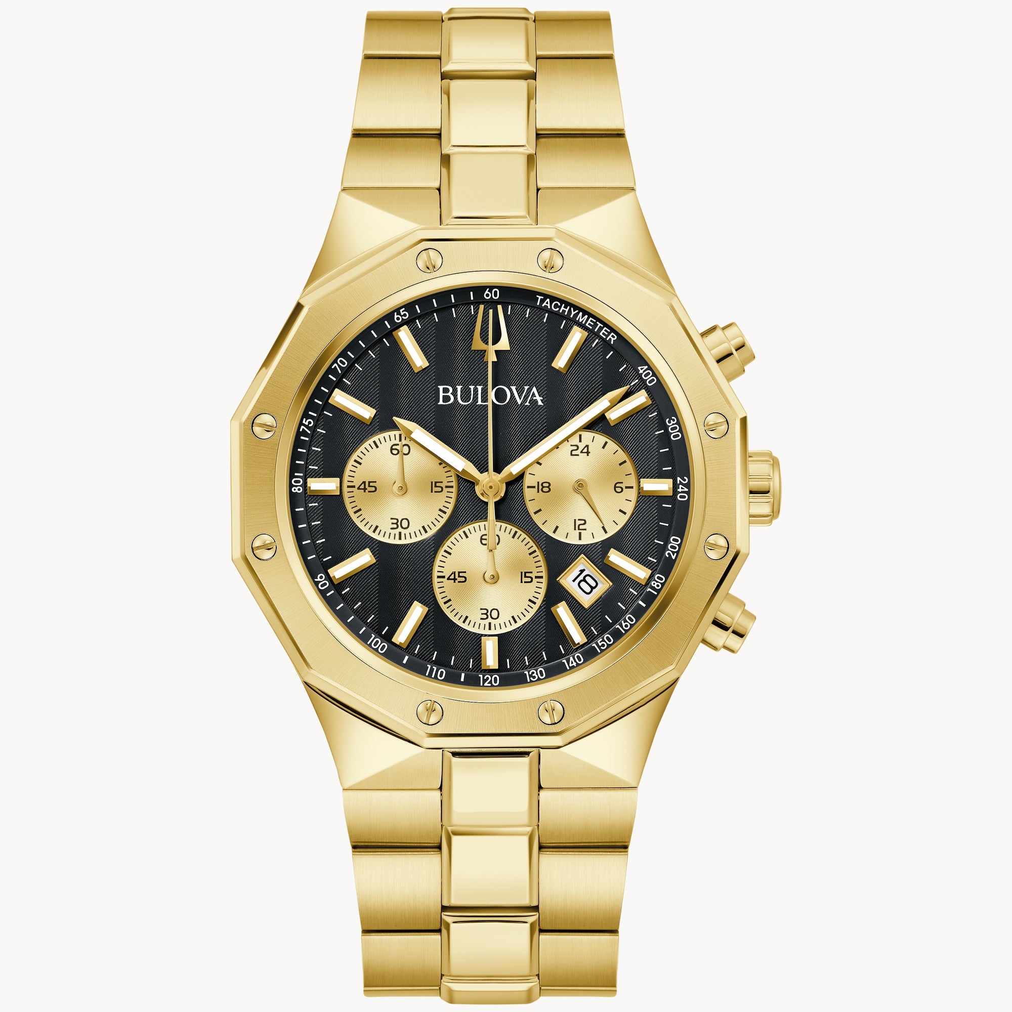 Reloj Bulova Classic Prestige Mod para hombre con pulsera de acero modelo: 97B232