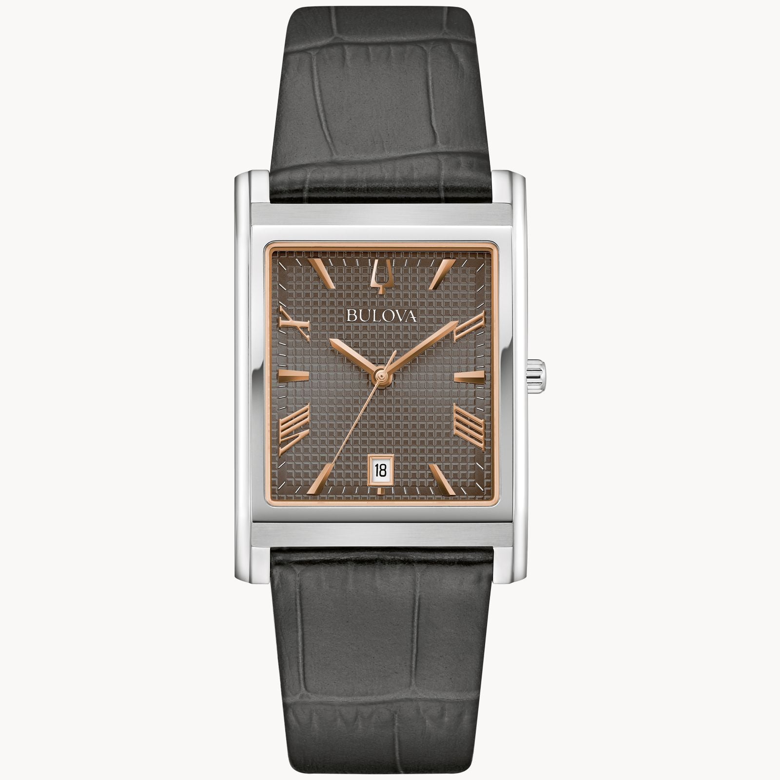 Reloj Bulova para caballero con correa de cuero modelo: 96B443