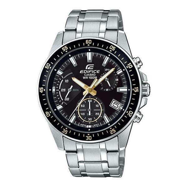 Reloj Edifice para caballero con pulsera de acero modelo: EFV-540D-1A9V