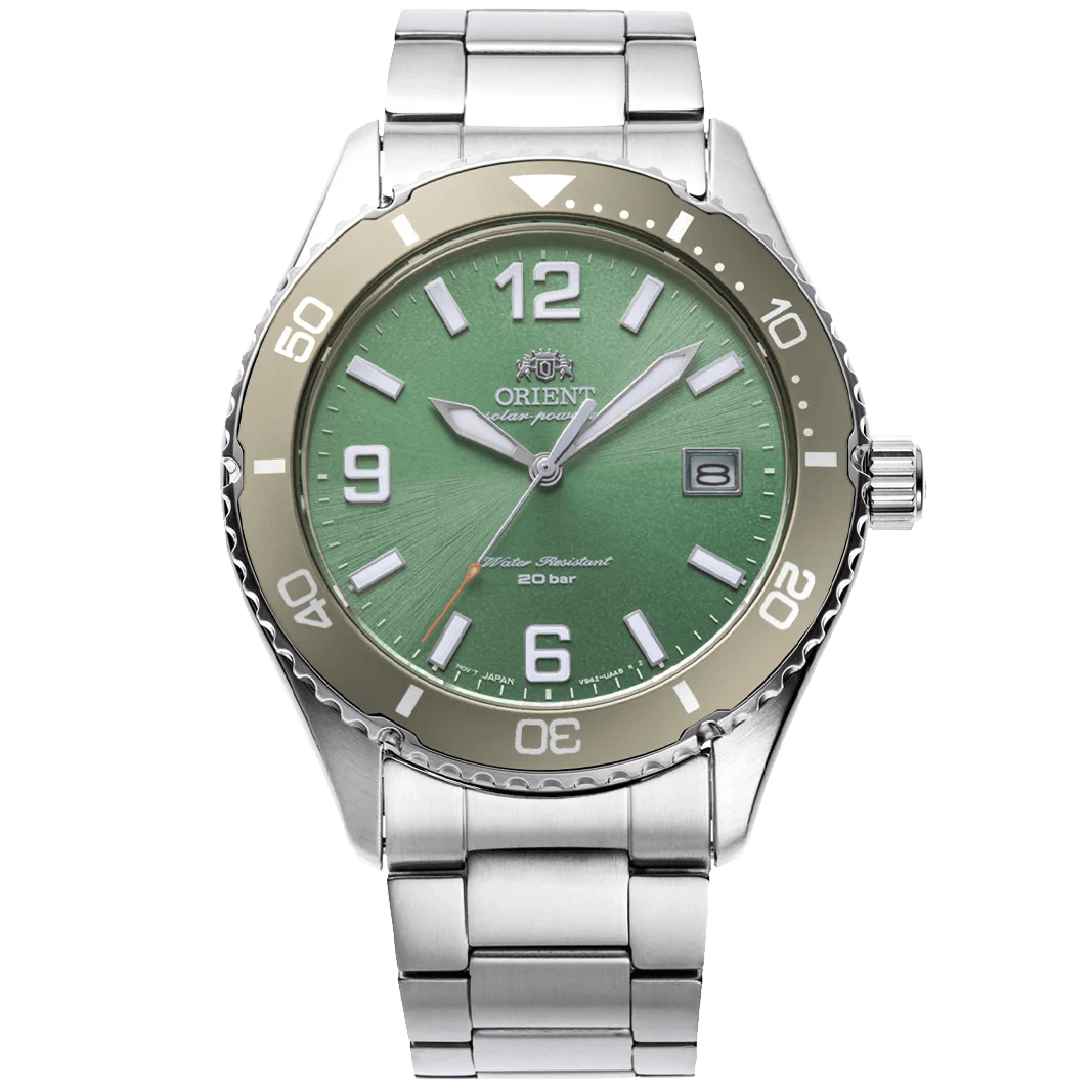 Reloj Orient para hombre con pulsera de acero modelo: RA-WJ0001E