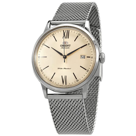 Reloj Orient para caballero con pulsera de acero modelo: RA-AC0020G