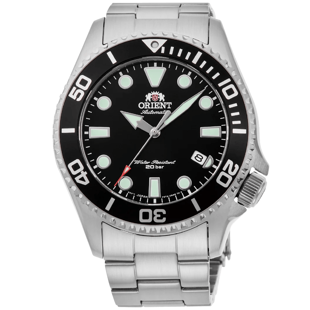 Reloj Orient para hombre con pulsera de acero modelo: RA-AC0K01B