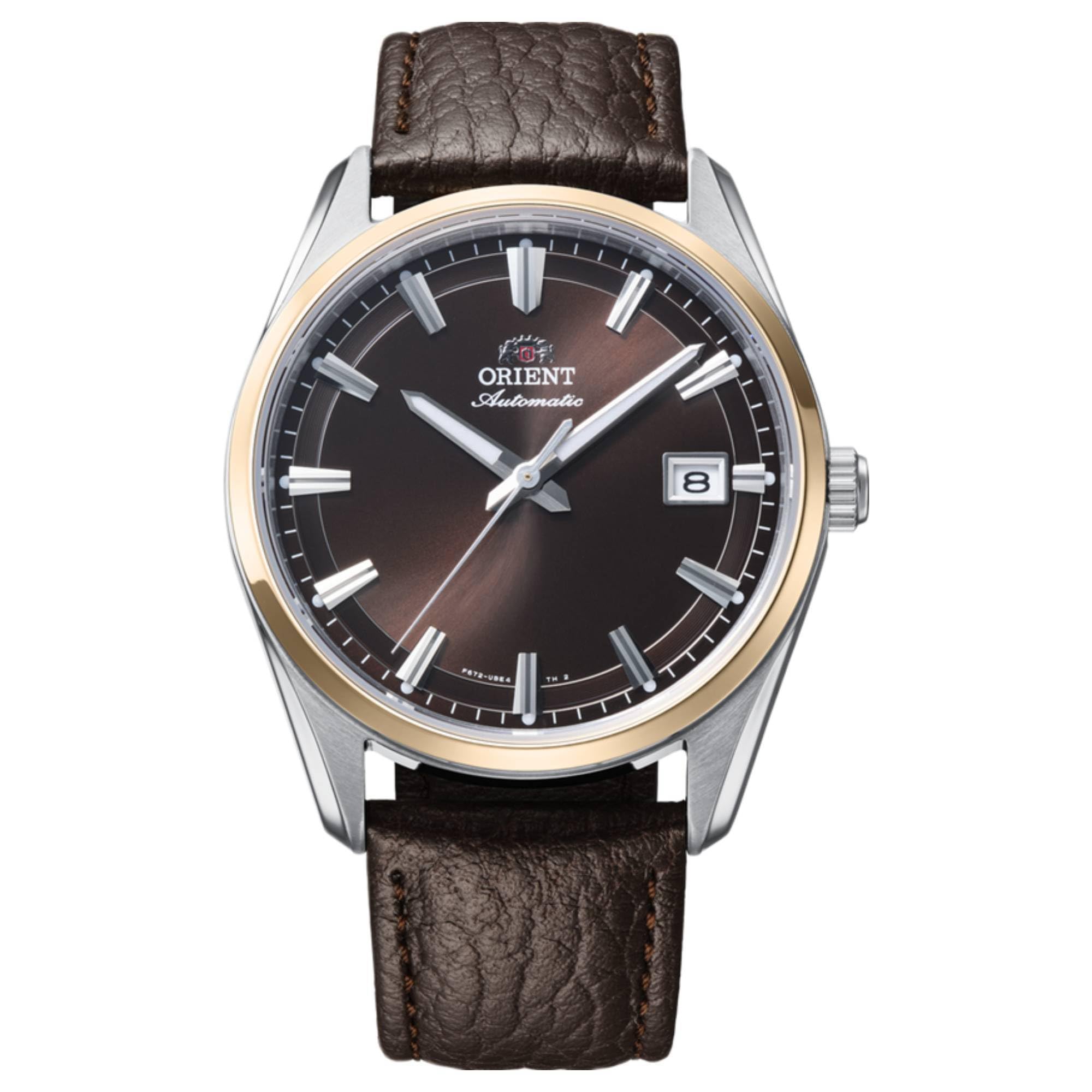 Reloj Orient Classic para caballero con correa de cuero modelo: RA-AC0R03Y