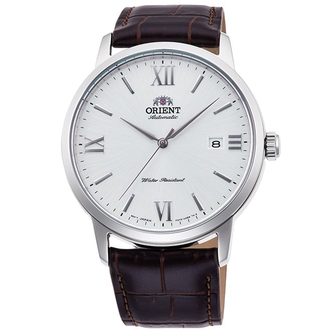 Reloj Orient para hombre con correa de cuero modelo: RA-AC0F12S