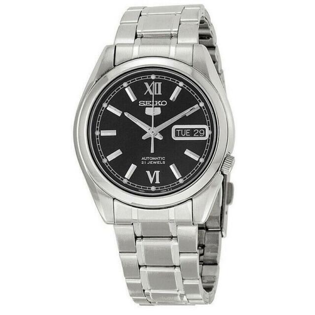 Reloj Seiko para caballero con pulsera de acero modelo: SNKL55K1