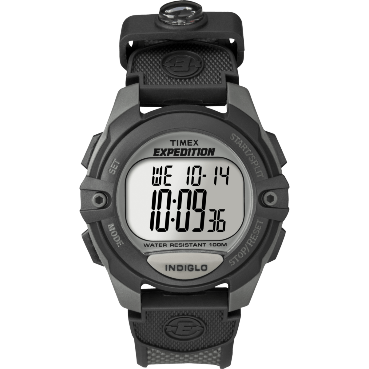 Reloj Timex digital para caballero con correa de resina modelo: T40941