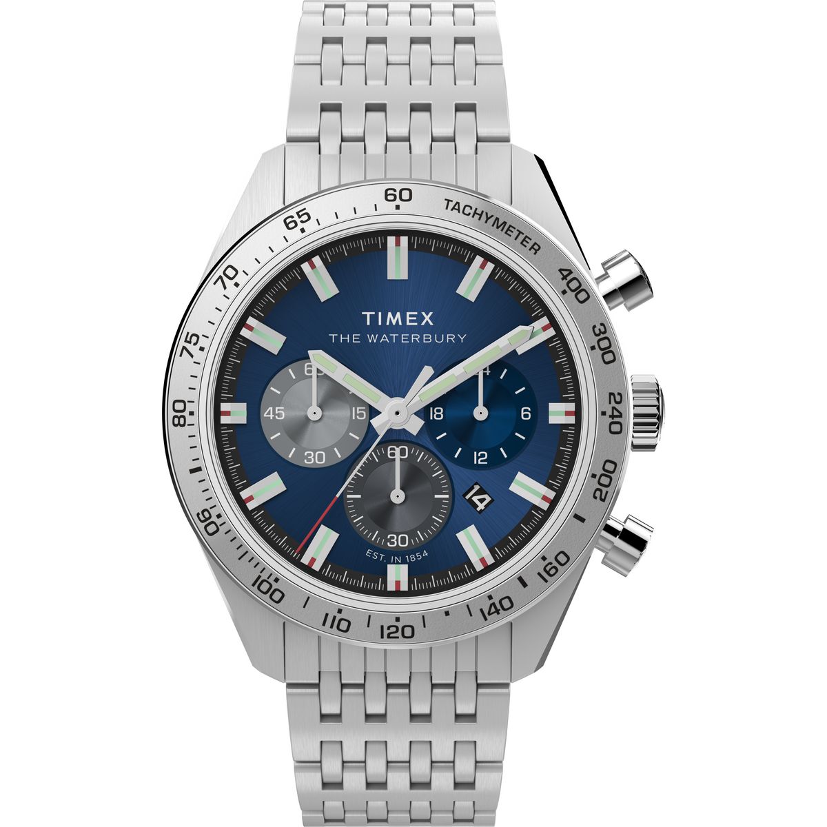 Reloj Timex Waterbury Traditiona para hombre con pulsera de acero modelo: TW2Y18500