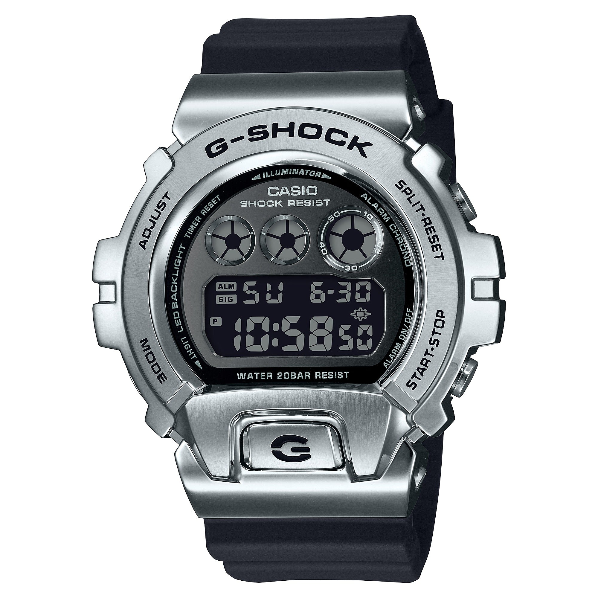 Reloj G-Shock para caballero con correa de resina modelo: GM-6900U-1