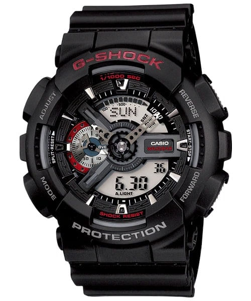 Reloj G-Shock analógico-digital para hombre con correa de resina modelo: GA-110-1A