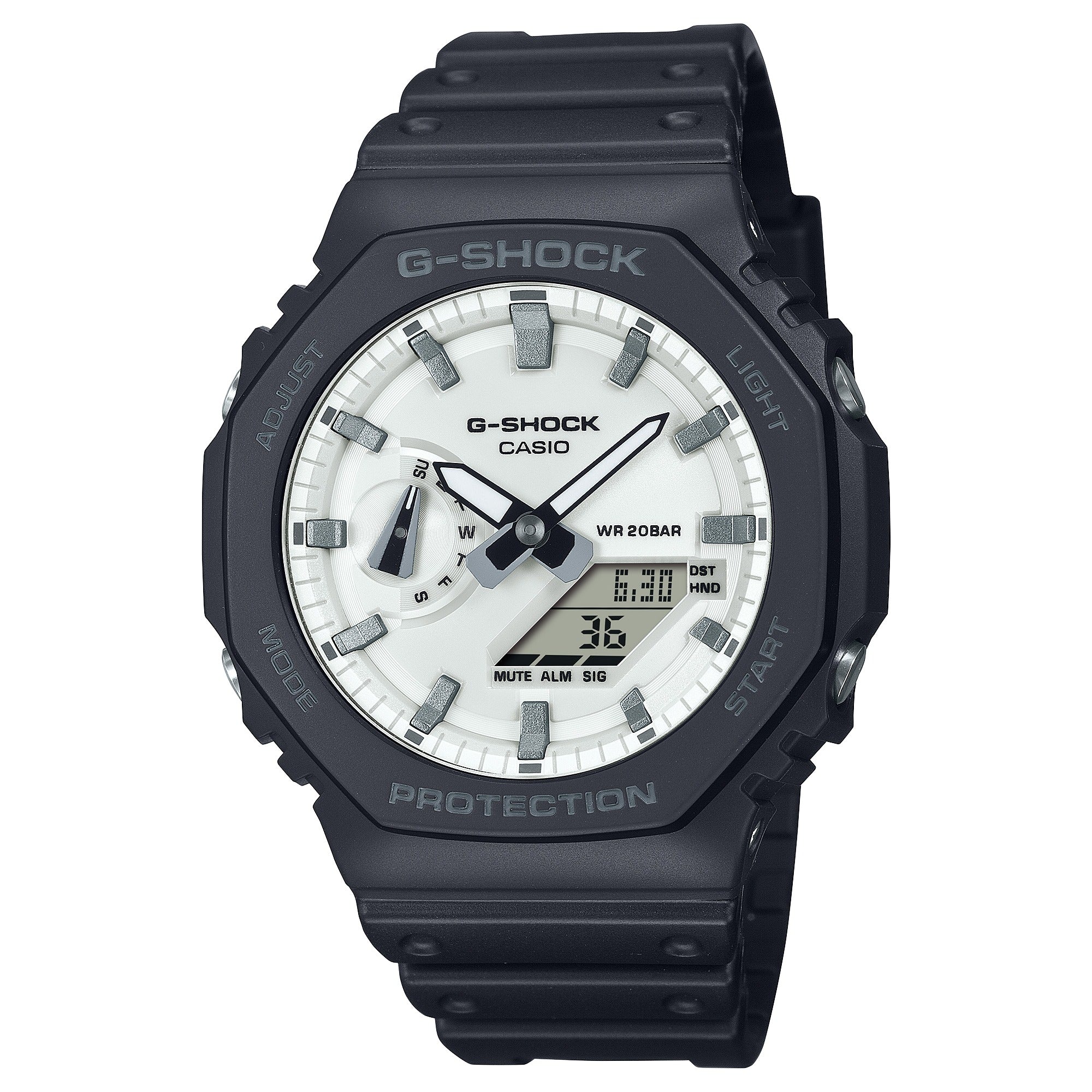 Reloj G-Shock analógico-digital para hombre con correa de resina modelo: GA-2100WD-1A