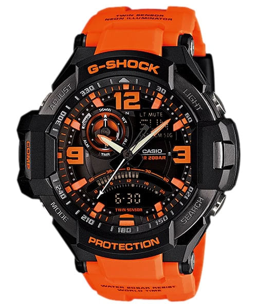 Reloj G-Shock Illuminator analógico-digital para caballero modelo: GA-1000-4A