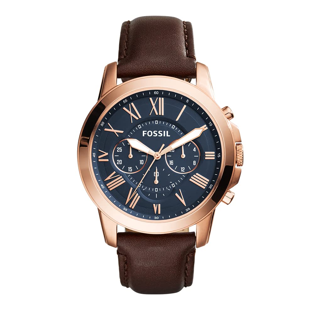 Reloj Fossil para caballero con correa de cuero modelo: FS5068