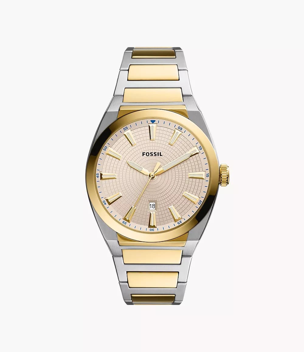 Reloj Fossil Everett Modelo para hombre con pulsera de acero modelo: FS5823