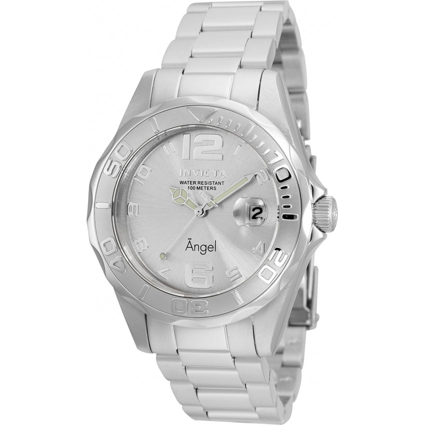 Reloj Invicta para dama plateado con pulsera de acero modelo: 36052