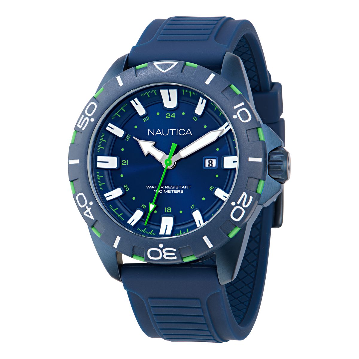 Reloj Nautica Nsr para hombre con correa de resina modelo: NAPNRF405