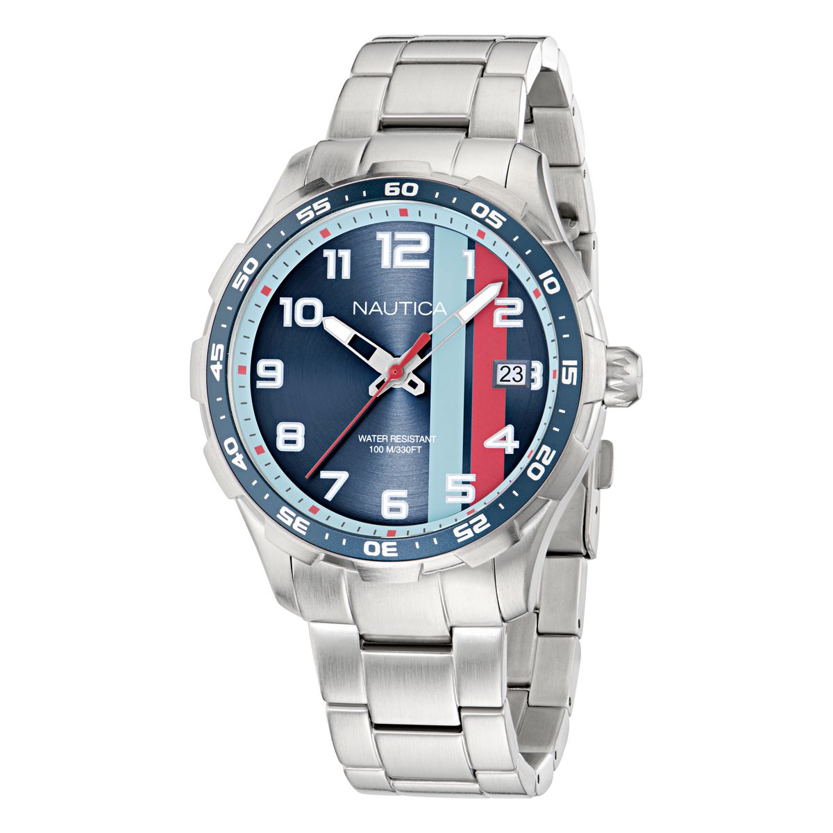 Reloj Nautica para caballero con pulsera de acero modelo: NAPNSS610
