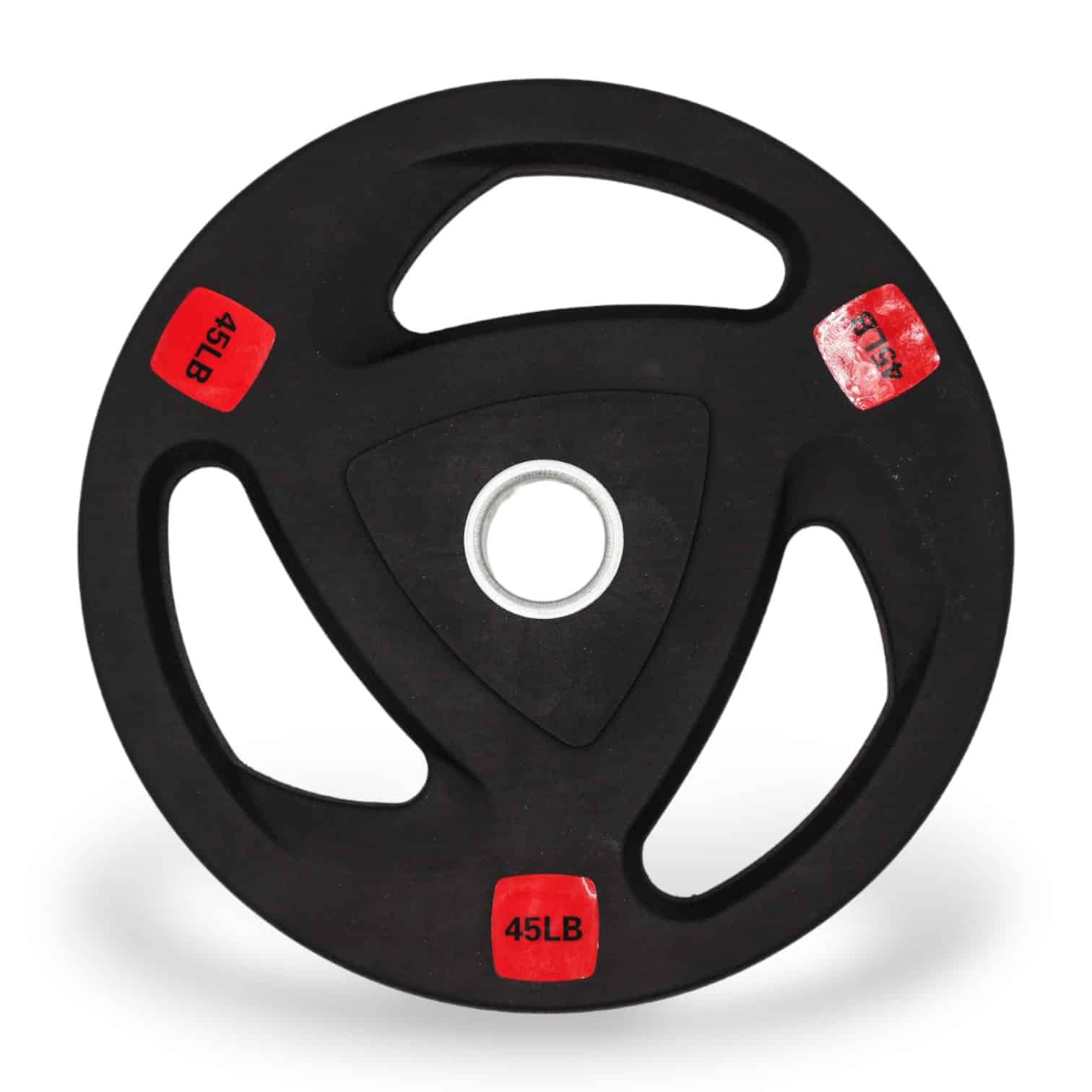 Discos de Caucho con Triple Agarre 45 Libras Q11 la Libra Trigrip