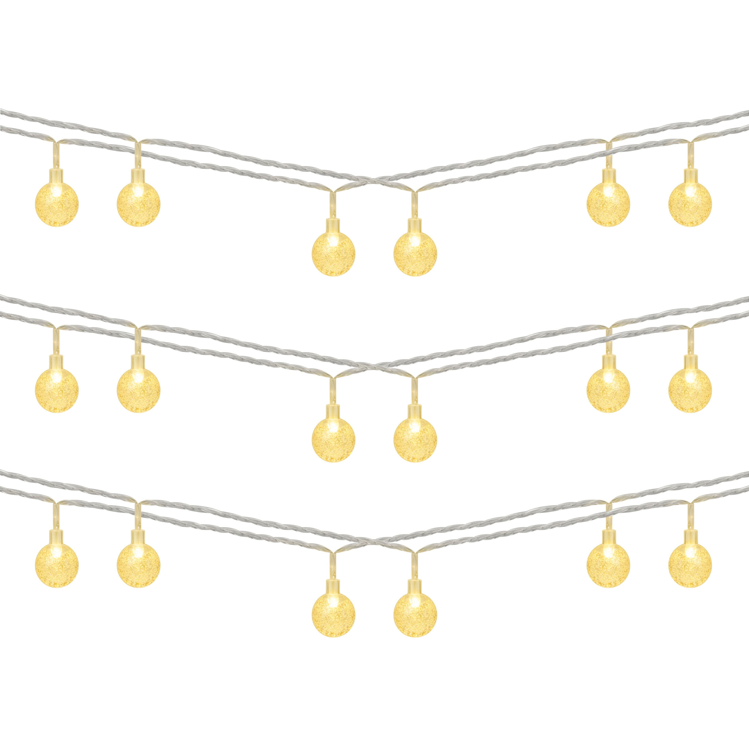 Serie LED cálida de 13,75 m tipo guirnalda MODLED-055