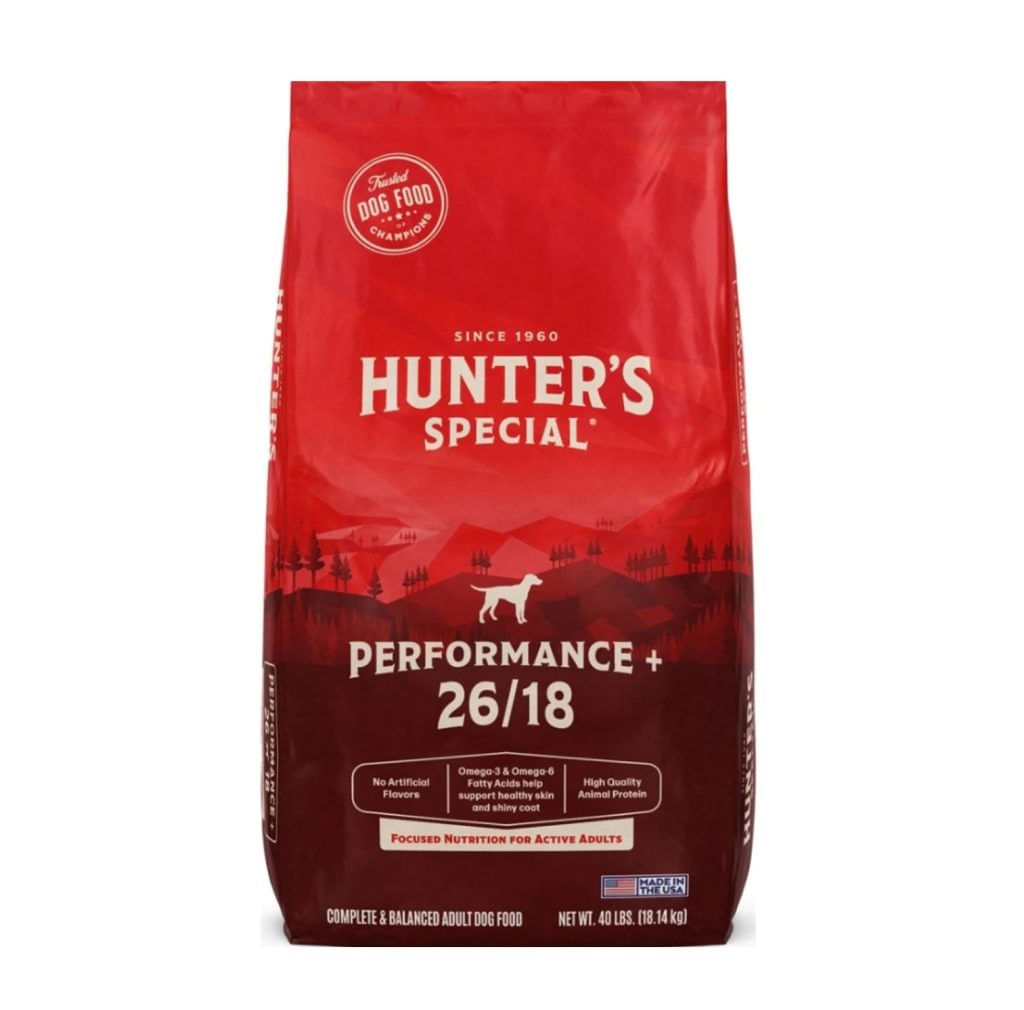 Concentrado para perro Hunter's special performance plus enfocado para perros adultos activos - 40lbs