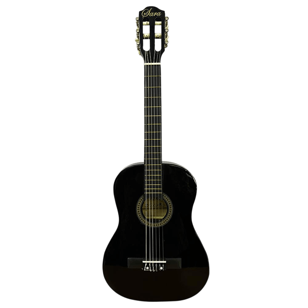 Guitarra Clásica Sara 34" GS34-Bag/BK Negra