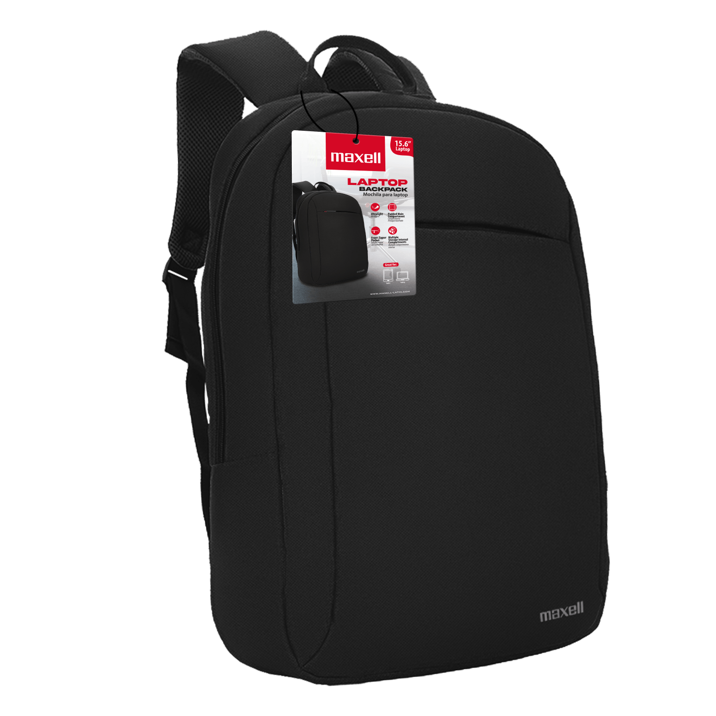 Mochila para laptop Maxell BX-200 de 16" pulgadas color negro