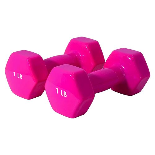 Mancuerna de vinilo Practical Fitness de 1 lb