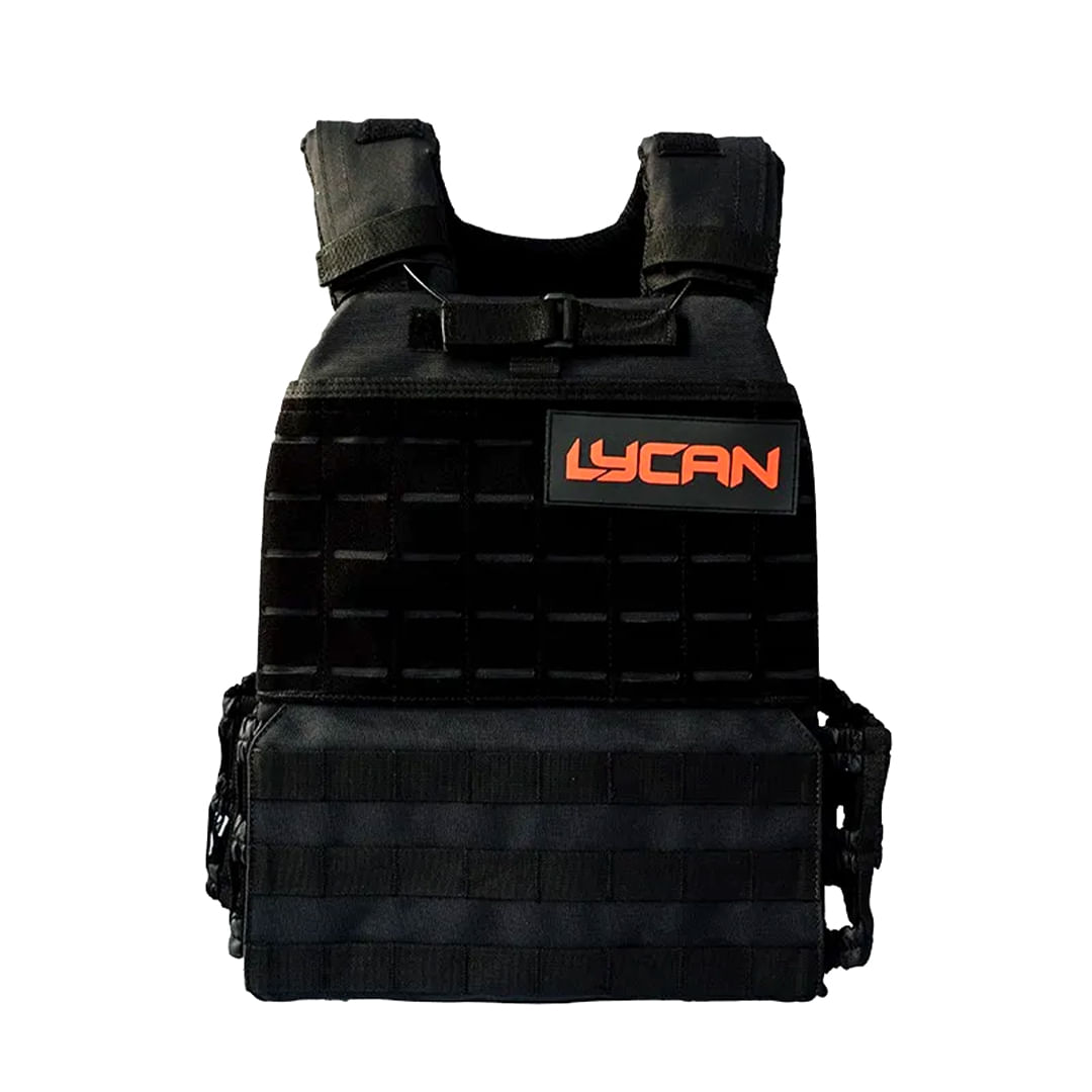 Chaleco tactico Lycan negro de 8 kg