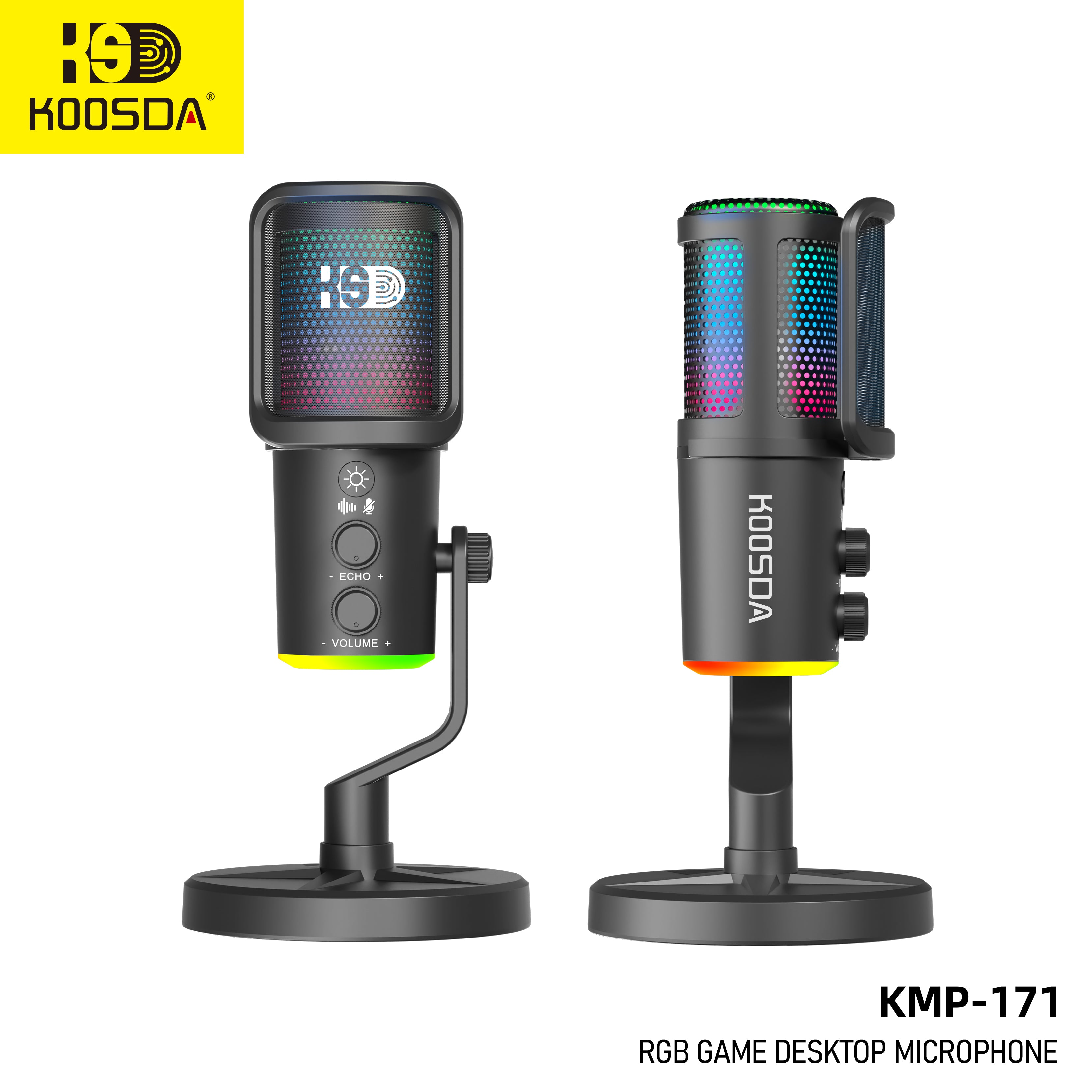 Micrófono de Escritorio RGB Koosda KMP-171