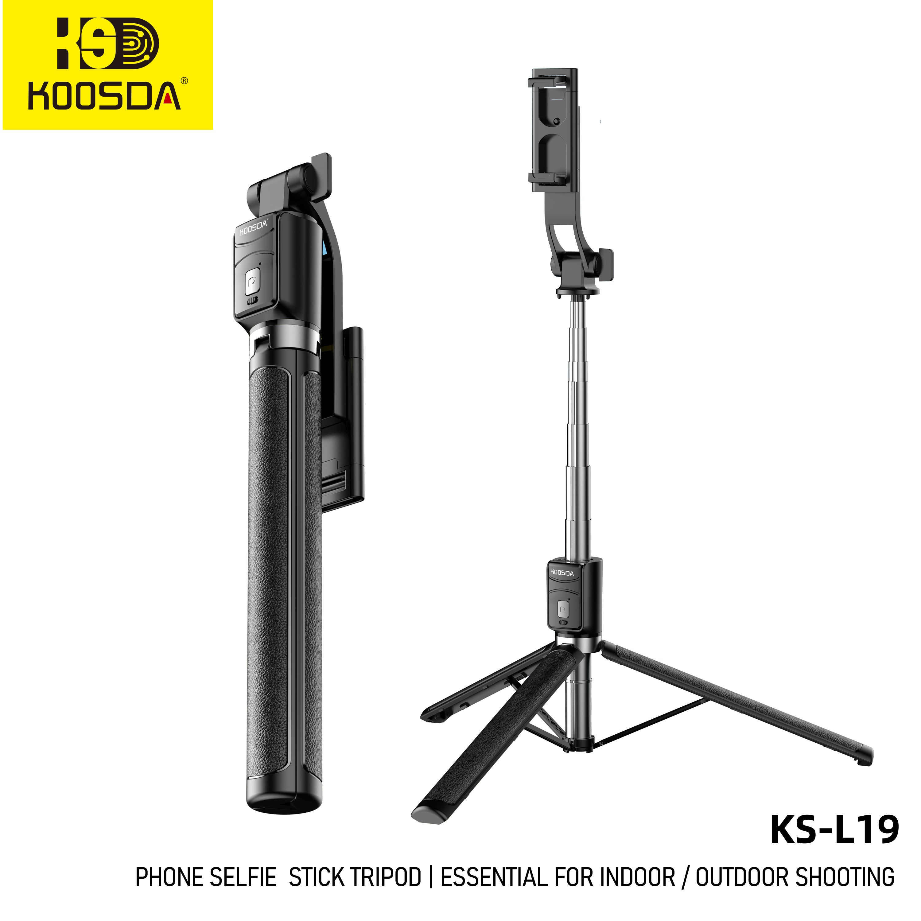 Selfie Stick Trípode Koosda con Control Bluetooth – 1.7 m KS-L19