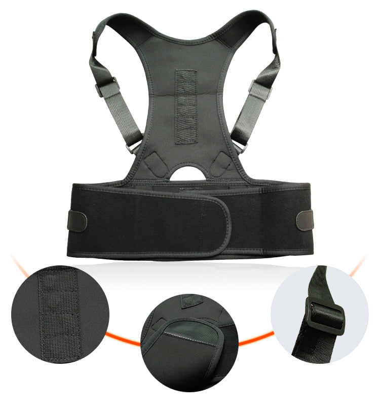 Cinturón de soporte lumbar con tirantes 10-0005