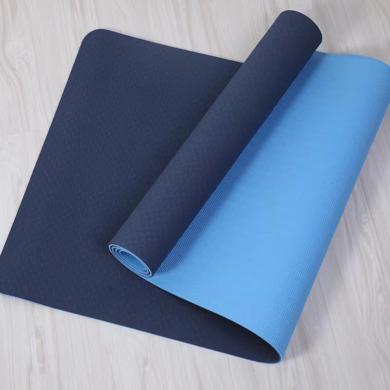 Tapete de Yoga Bicolor de TPE, Yoga Mat TPESH-1