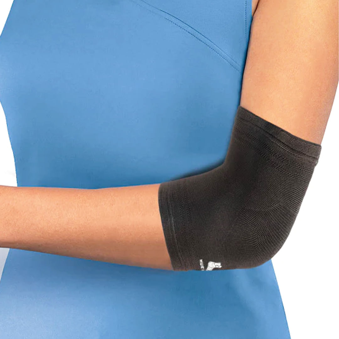 Soporte para codo elastico negro S