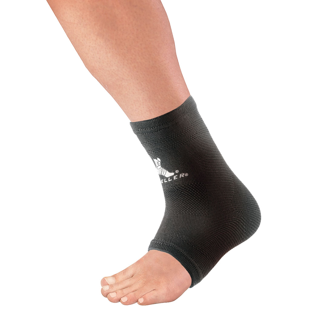 Soporte para tobillo elastico negro M