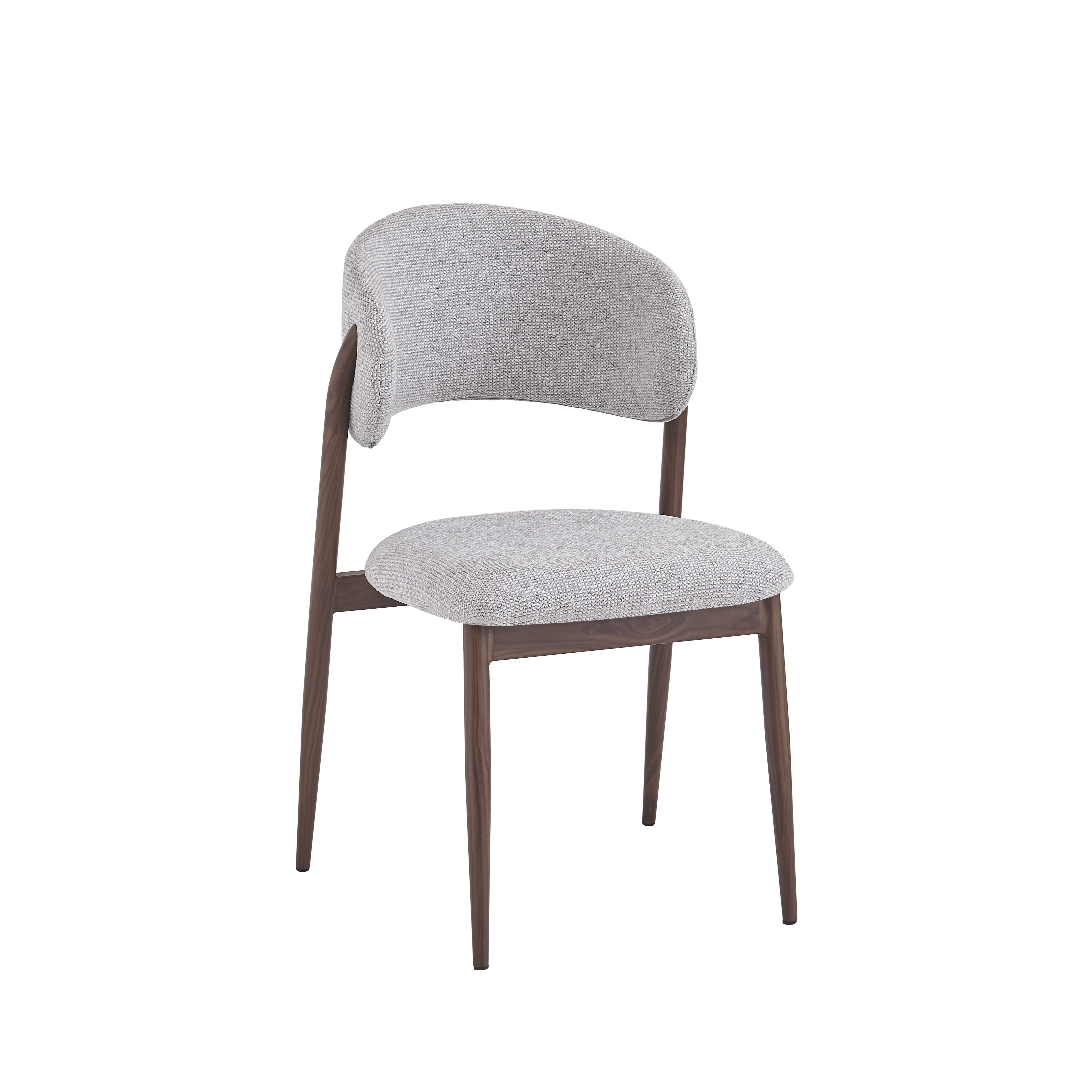 Silla Kleo color gris para comedor