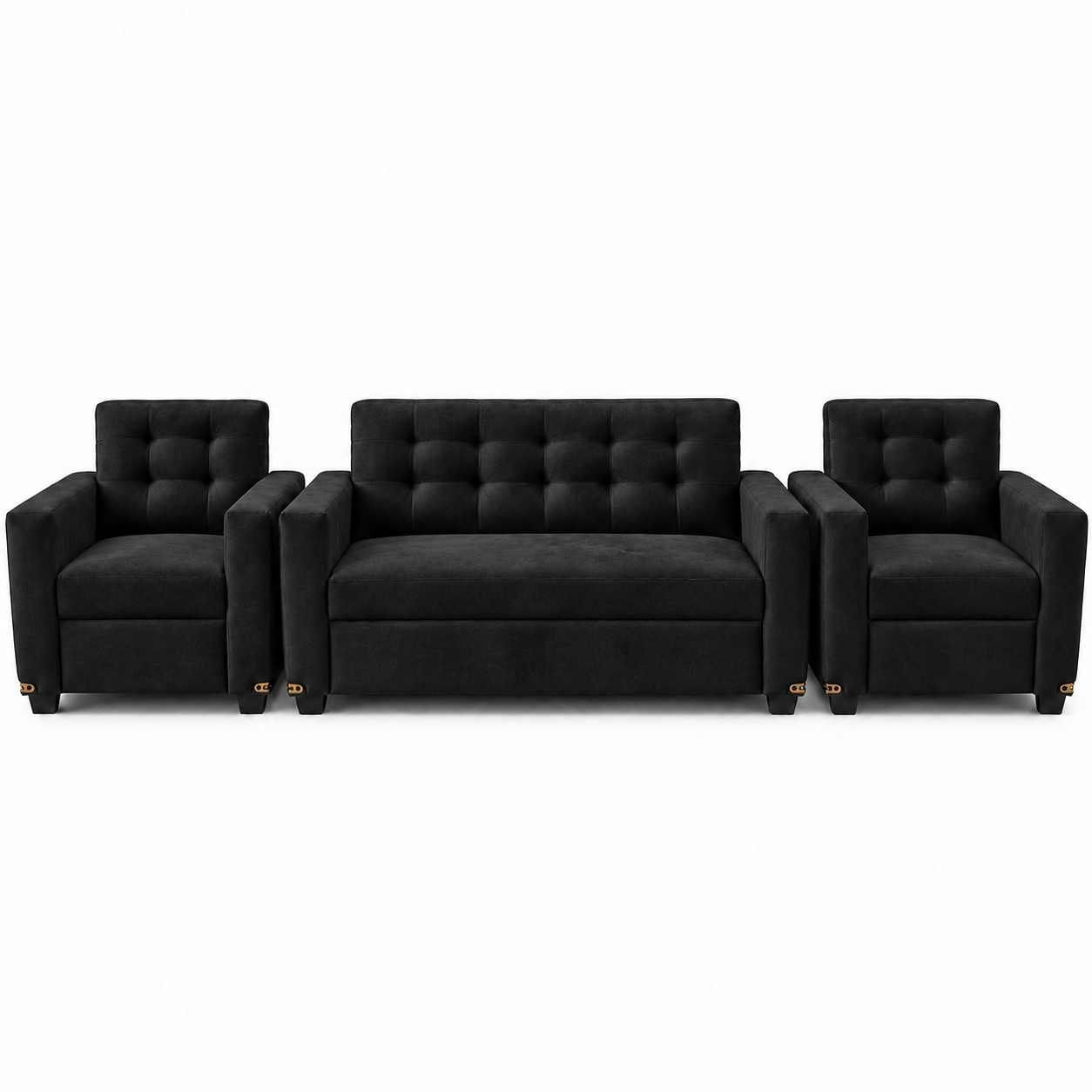 Sala 3-1-1 Orrego modelo Bogotá suede color negro