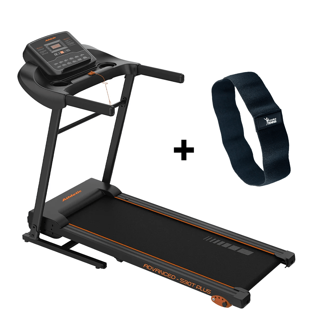 Caminadora 530T plus + banda de tela resistencia baja negra GRATIS