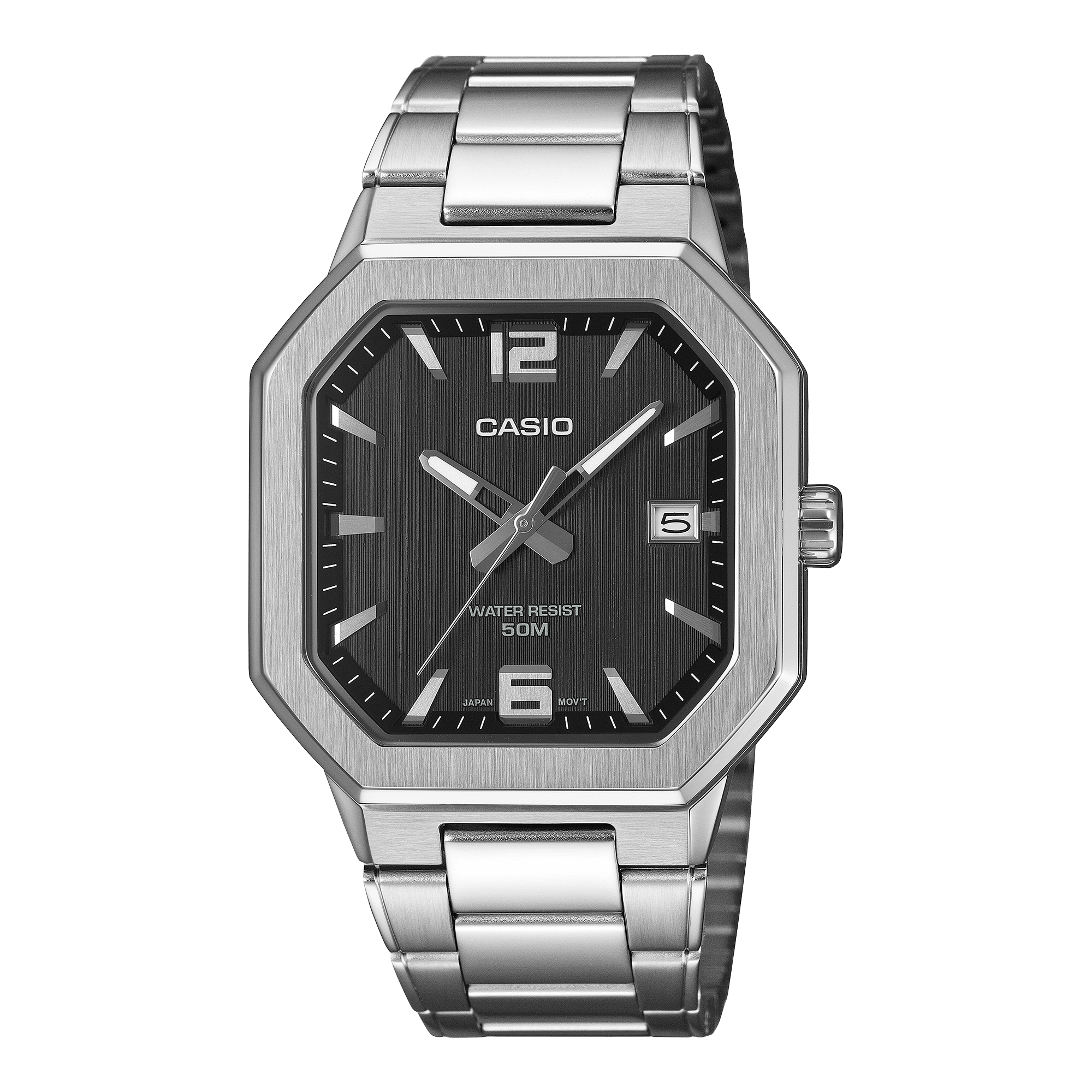 Reloj Casio para hombre con pulsera de acero modelo: MTP-B195D-1AV