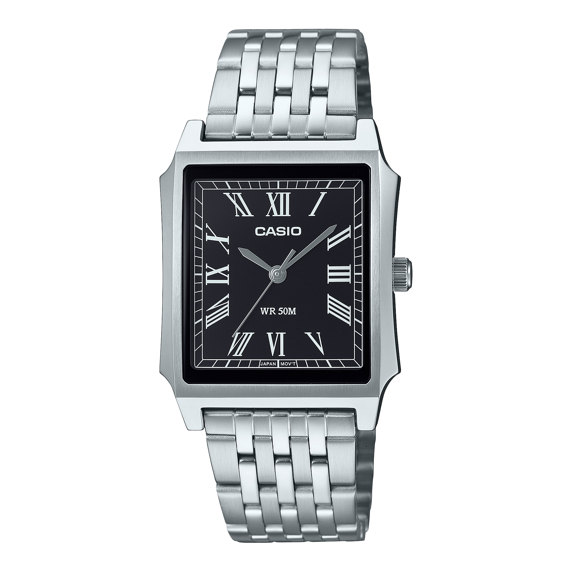 Reloj Casio para hombre con pulsera de acero modelo: MTP-B190D-1BV