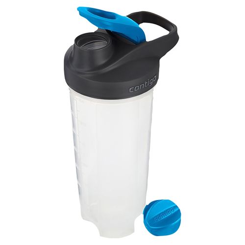 Botella Contigo Shaker Azul 828Ml