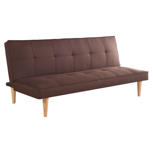 Sofa Cama Mainstays De Tela Color Café Oscuro