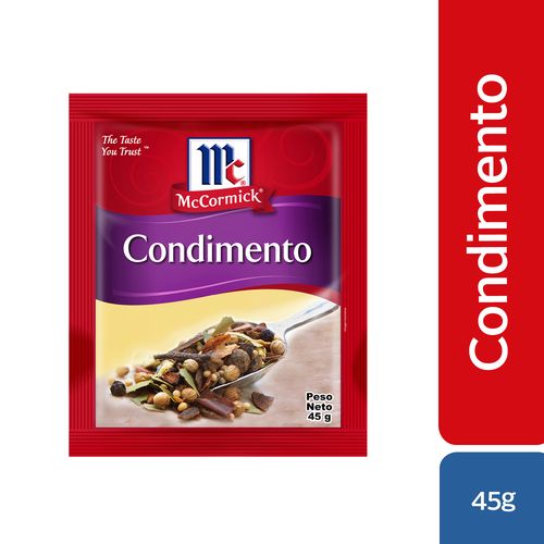 Condimento Mccormick Refill Pack - 45gr