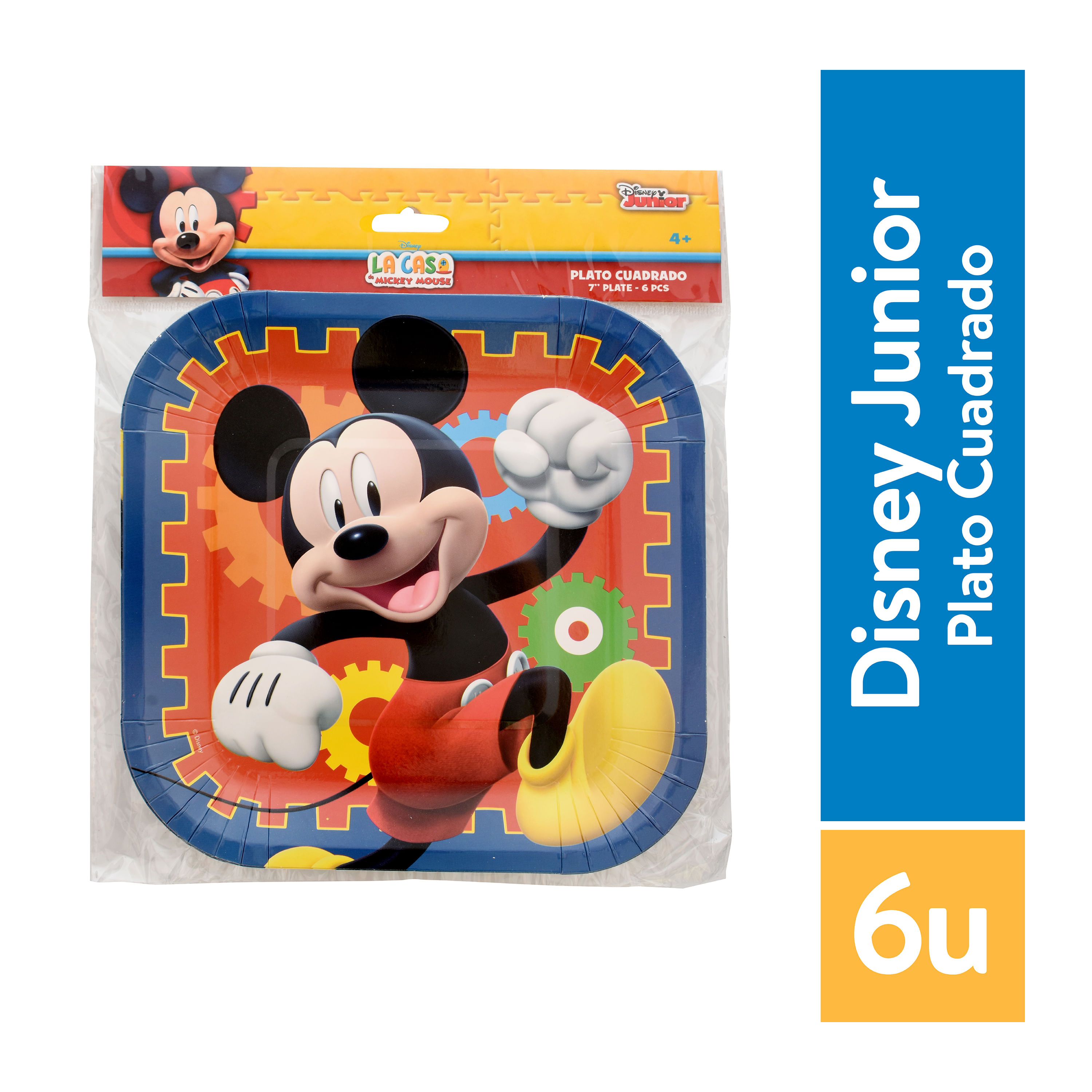 Plato Pastel Mickey 7Plg 6U