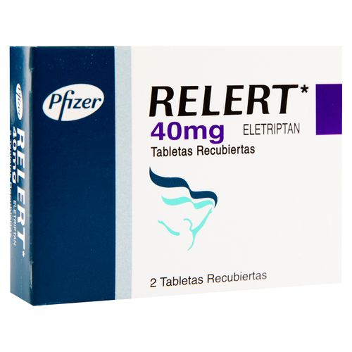 Antimigrañoso Relert 40Mg X2 Tabletas